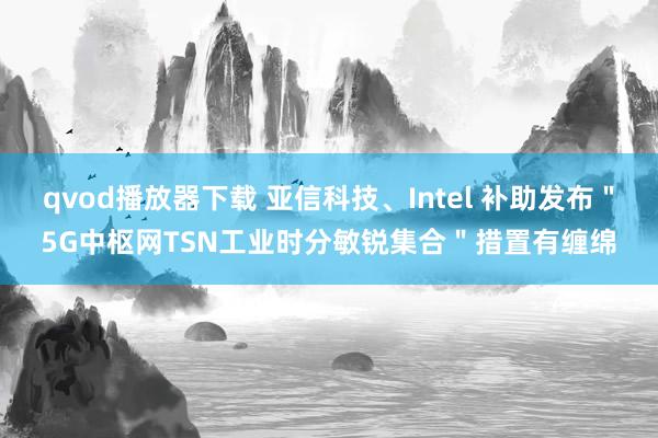 qvod播放器下载 亚信科技、Intel 补助发布＂5G中枢网TSN工业时分敏锐集合＂措置有缠绵