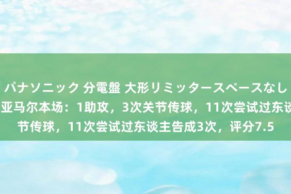 パナソニック 分電盤 大形リミッタースペースなし 露出・半埋込両用形 亚马尔本场：1助攻，3次关节传球，11次尝试过东谈主告成3次，评分7.5