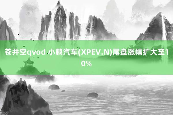 苍井空qvod 小鹏汽车(XPEV.N)尾盘涨幅扩大至10%